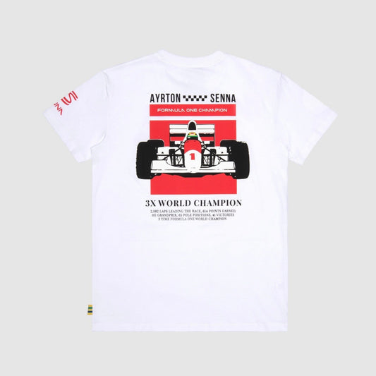 Ayrton Senna 3X World Champion Shirt