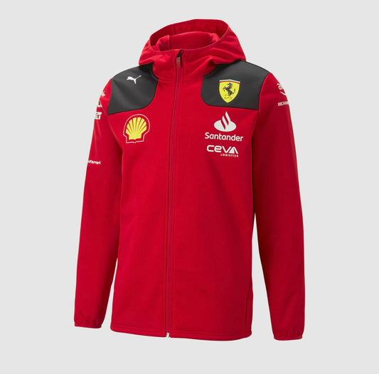 [ Pre-Order ] Scuderia Ferrari Team Hooded Softshell Jacket