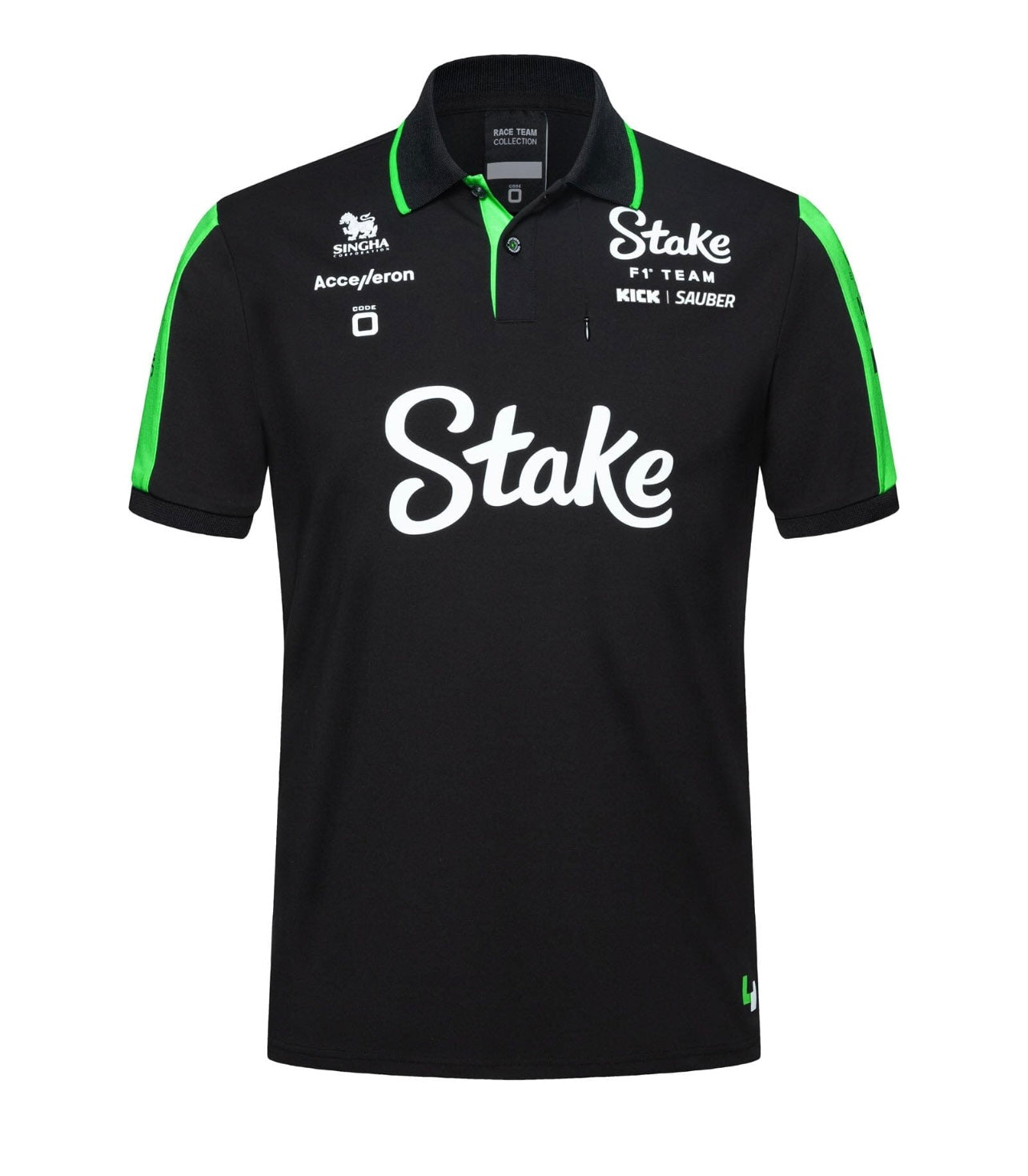 [ Pre-Order ] Stake F1 Kick Sauber 2024 Team Polo Shirt