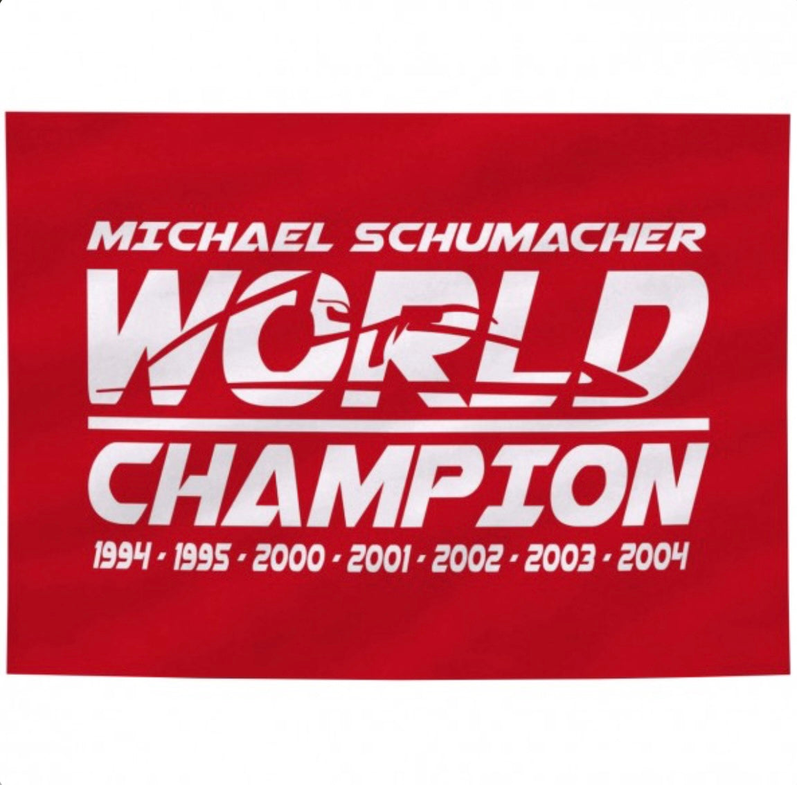 Michael Schumacher Championship Flag