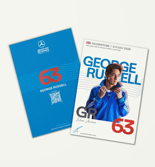Mercedes George Russell Driver Card