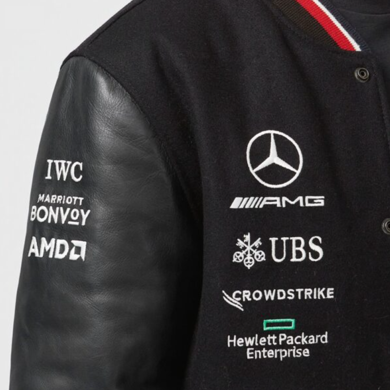 Mercedes AMG Team Varsity Jacket – RBN Racing