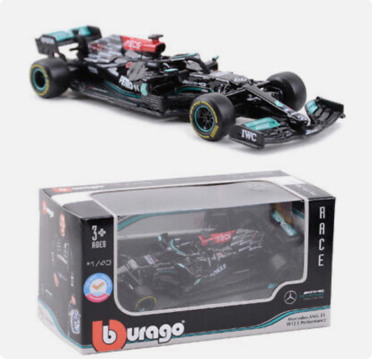 Bburago 1:43 Scale Lewis Hamilton Car